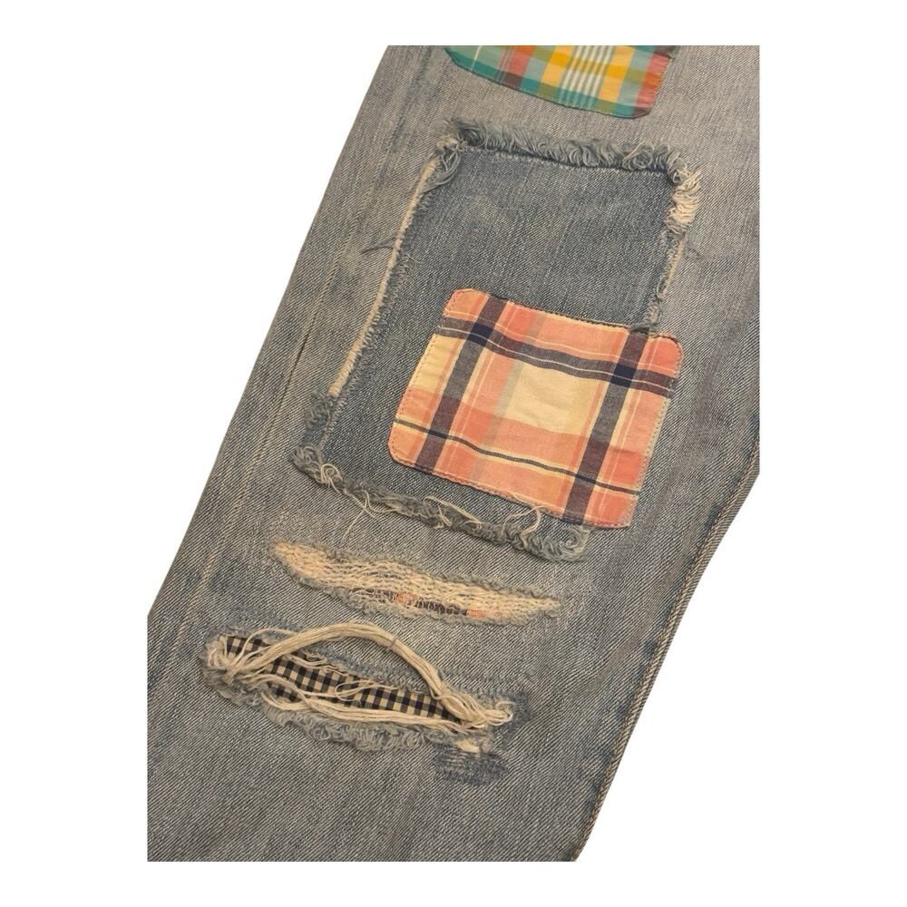 Polo Ralph Lauren Woman’s The Avery Boyfriend Patchwork Jeans New Size 28 33X28 - Picture 7 of 16